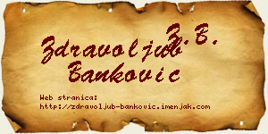 Zdravoljub Banković vizit kartica
